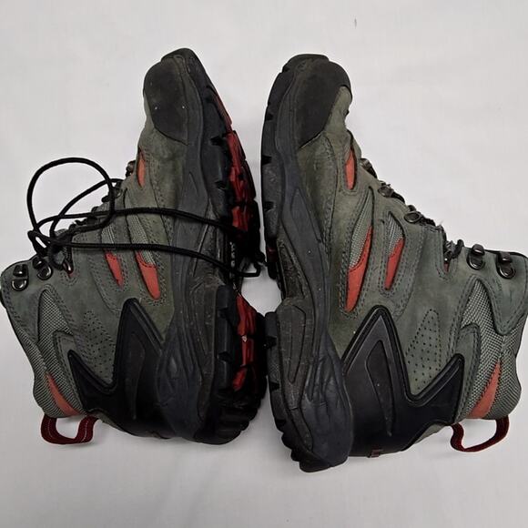 L.L. Bean Hiking Boots Mens 9.5 Medium Gray Red Outdoor Trail Shoes main image 5